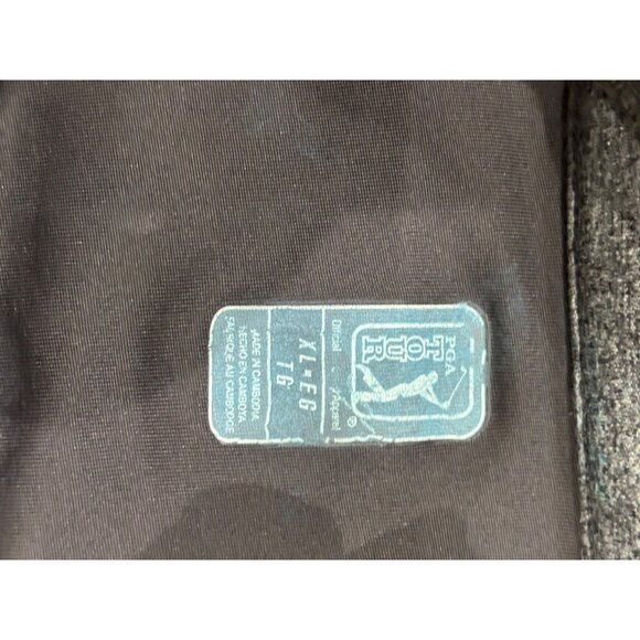 PGA Tour Mens Heather Gray Quarter-Zip Pullover - Picture 4 of 4